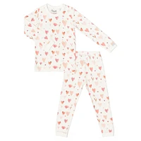 Pyjama Modal Coeur 2-10ans