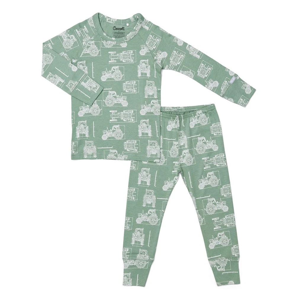 Pyjama Modal Tracteurs 2-12ans