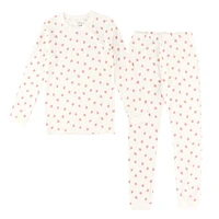 Pyjama Modal Long Fraises 2-12ans