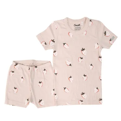 Strawberries Short Pajamas 2-12y