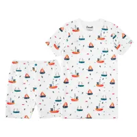 Boats Short Pajamas 2-12y