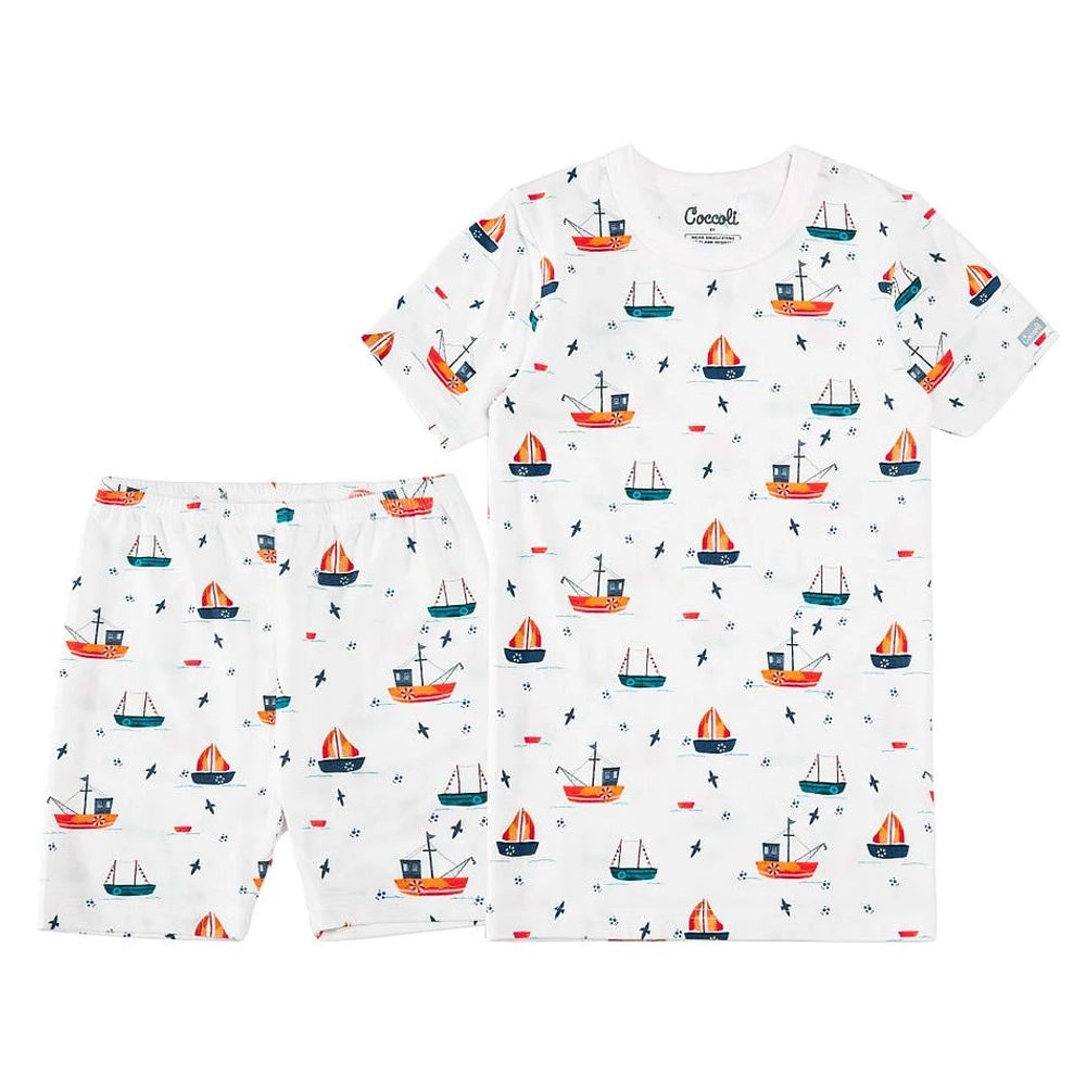 Boats Short Pajamas 2-12y