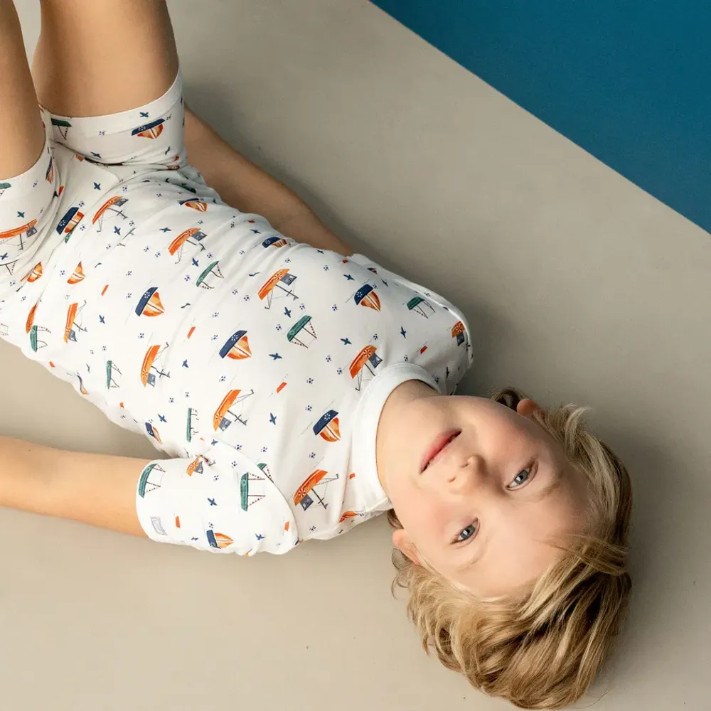 Boats Short Pajamas 2-12y