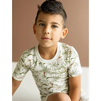 Tropical Short Pajamas 2-12y