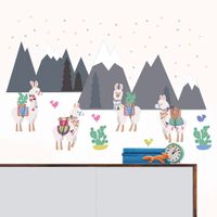 Wall Stickers - Laid Back Llamas