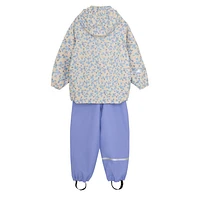 Flower AOP Rainwear Set 2-10y