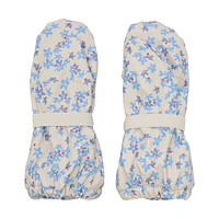 Floral PU Mitts 1-8y