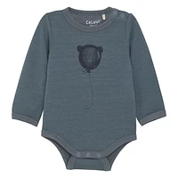 Balloon Merino Bodysuit 0m-1y