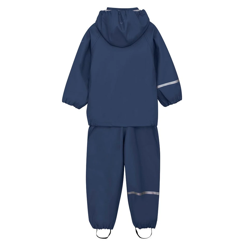 Ensemble Extérieur en PU Uni Bretelle 2-4ans
