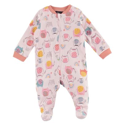 Elephant Printed Pajamas 0-30m