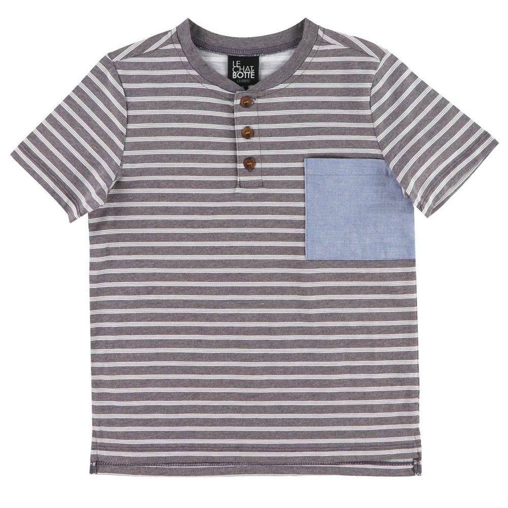 Desert Henley T-shirt 2-8y