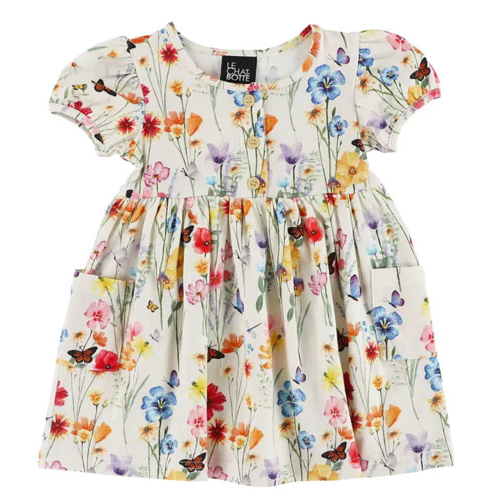 Fields Butterflies Dress 3-24m