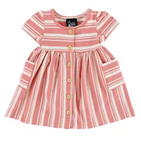 Fields Striped Dress 3-24m