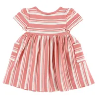 Fields Striped Dress 3-24m