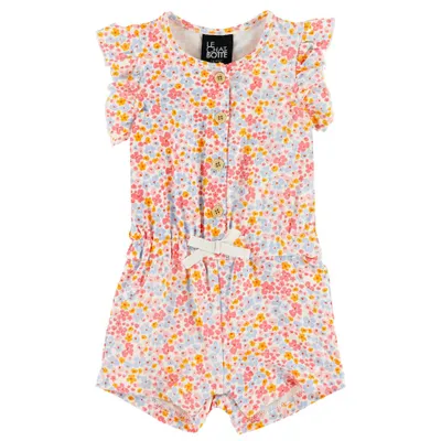 Fields Print Romper 3-24m