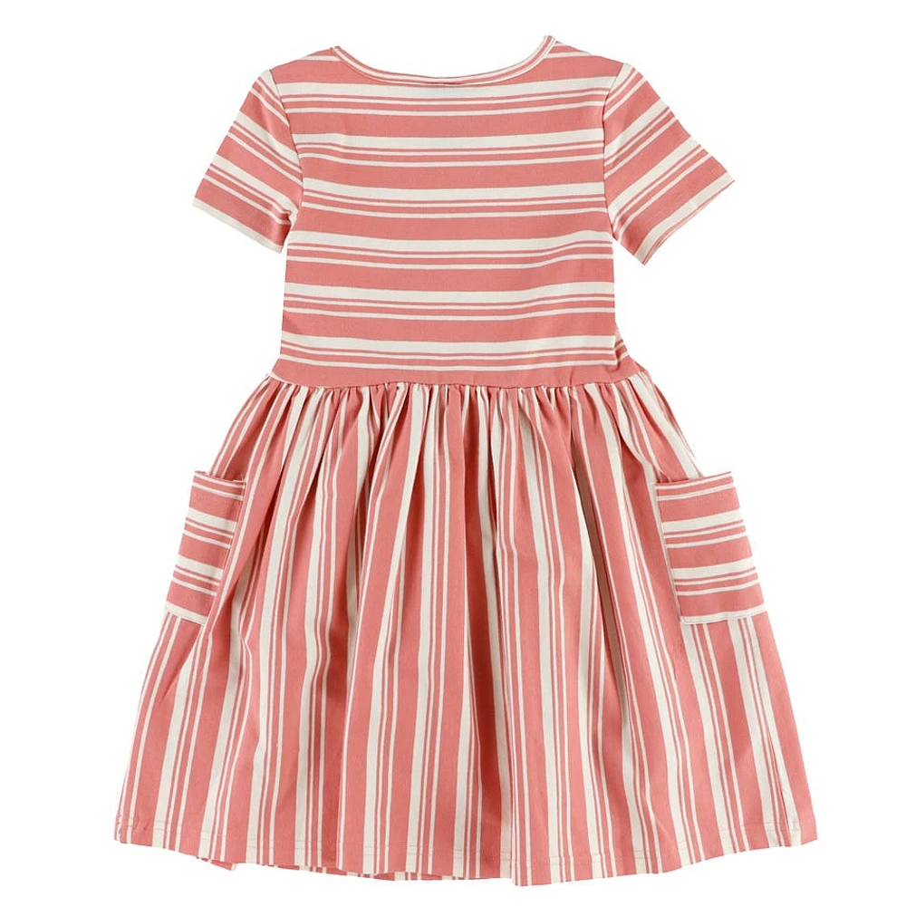 Fields Striped Dress 2-8y