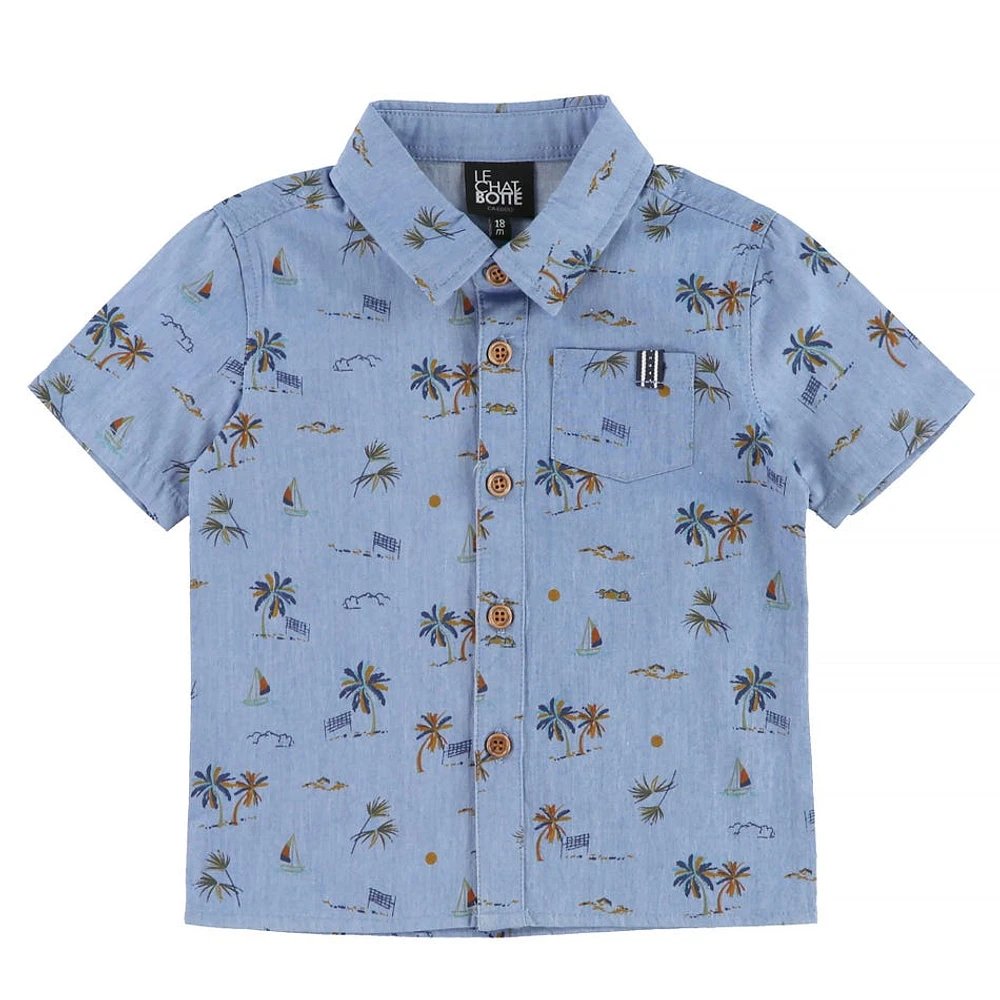 Chemise Imprimé Surf Spot 3-24mois