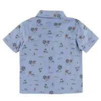 Surf Spot Print Shirt 3-24m