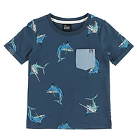 Surf Spot Print T-shirt 2-8y