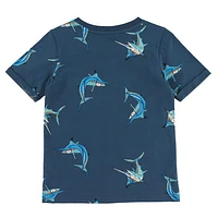 Surf Spot Print T-shirt 2-8y