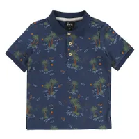 Surf Spot Print Polo 2-8y