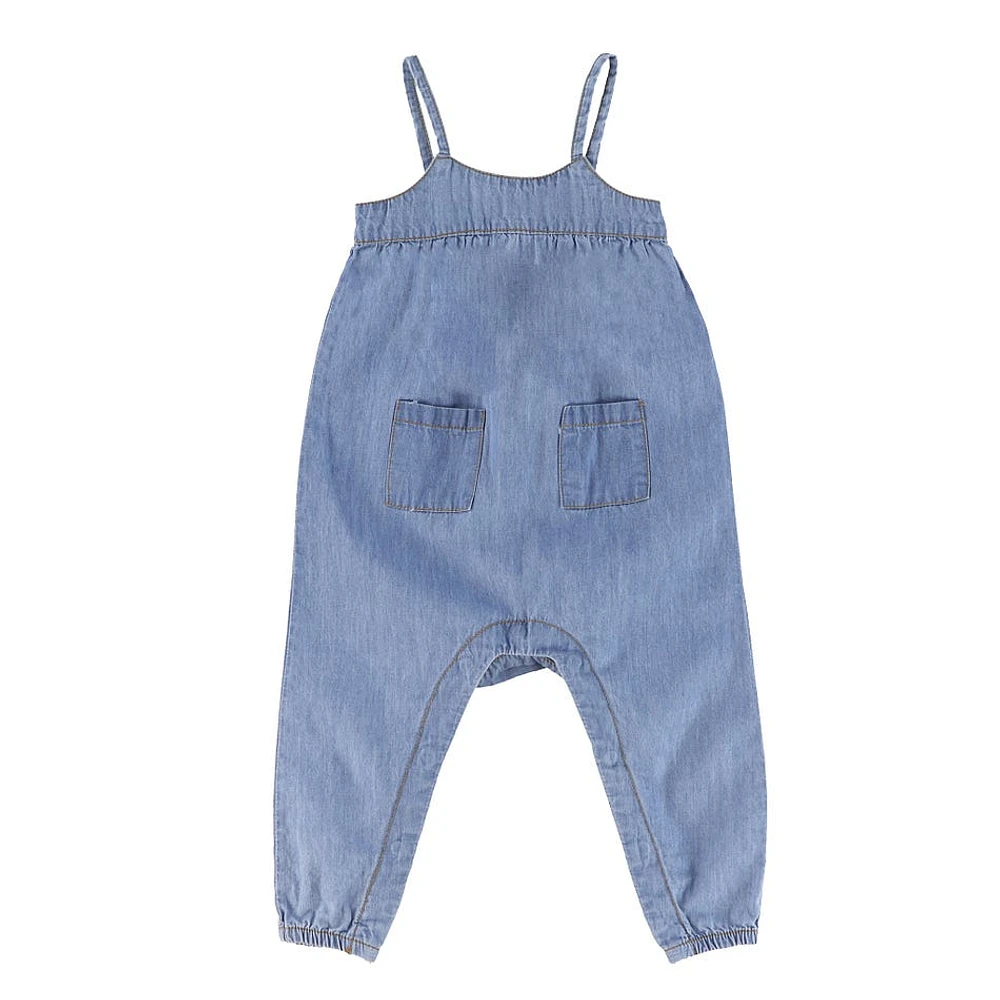 Garden Denim Jumpsuit 3-24m