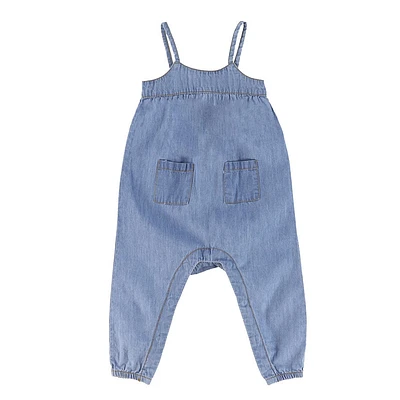 Garden Denim Jumpsuit 3-24m