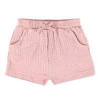 Short Mousseline Rose 3-24mois