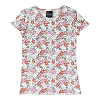 Floral T-shirt 2-8y