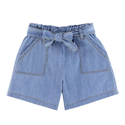 Short Uni Jardin Denim 2-8ans