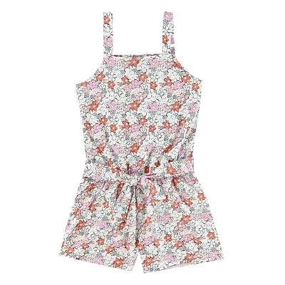 Floral Print Romper 2-8y