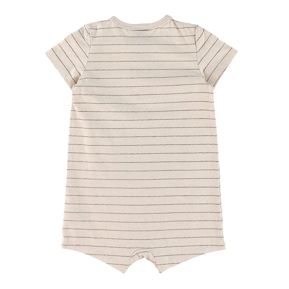 Tiki Vibe Striped Romper 3-24m