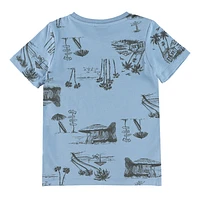 Tiki Vibe Print T-shirt 2-8y