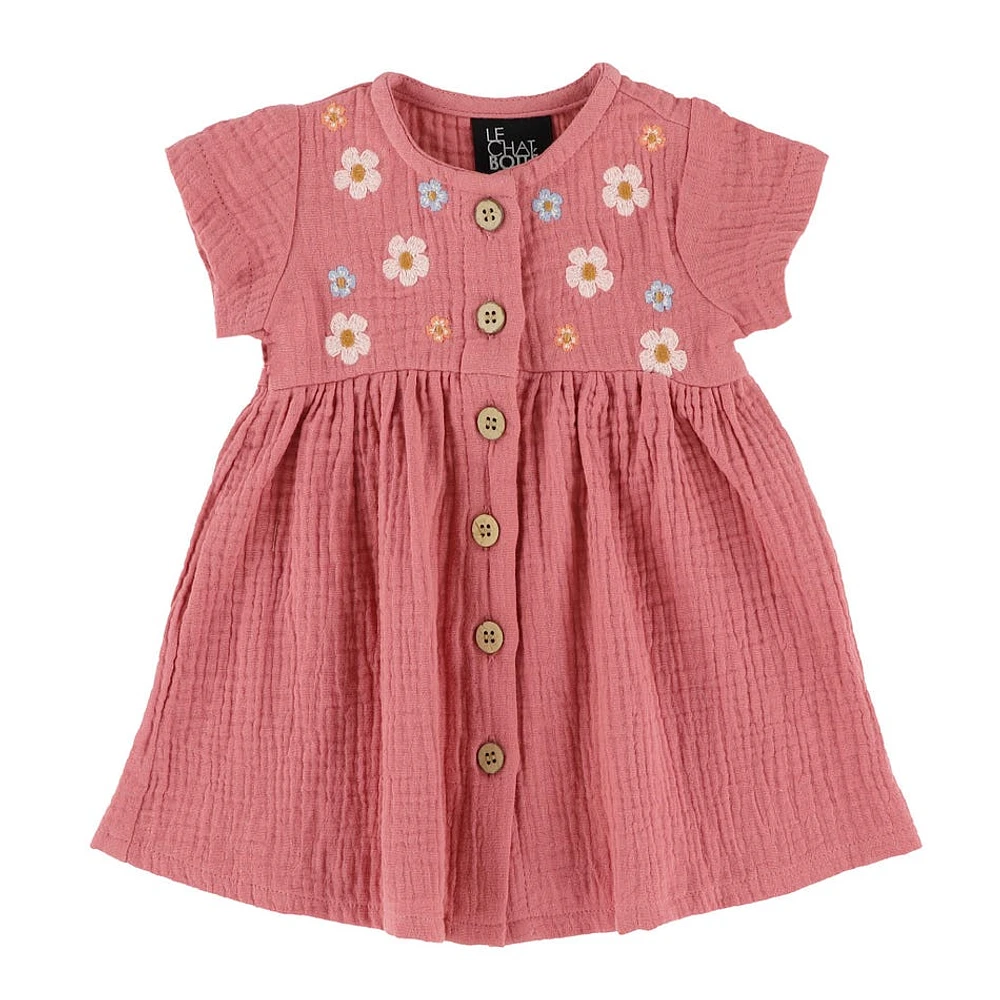 Meadow Muslin Dress 3-24m