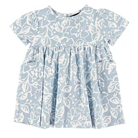 Prairie Blue Dress 3-24m