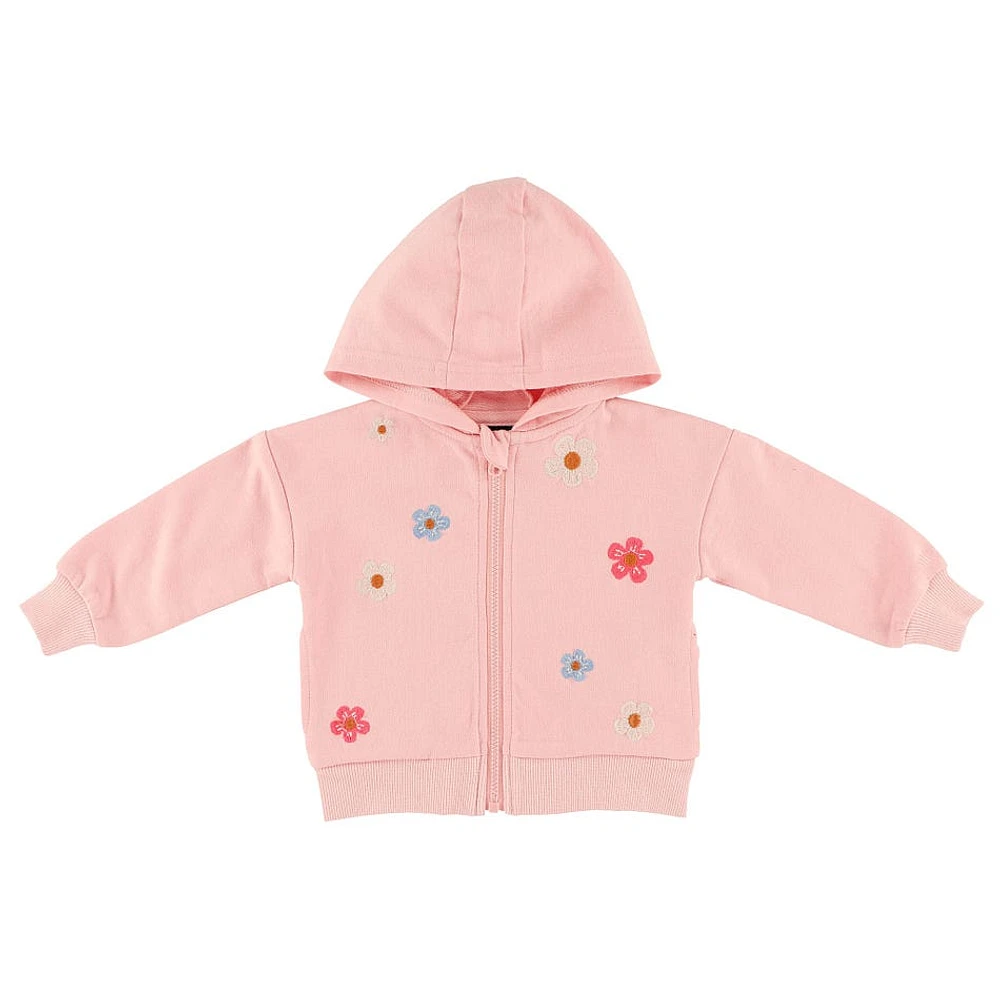 Meadow Zip Front Hoodie 3-24m