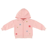 Meadow Zip Front Hoodie 3-24m