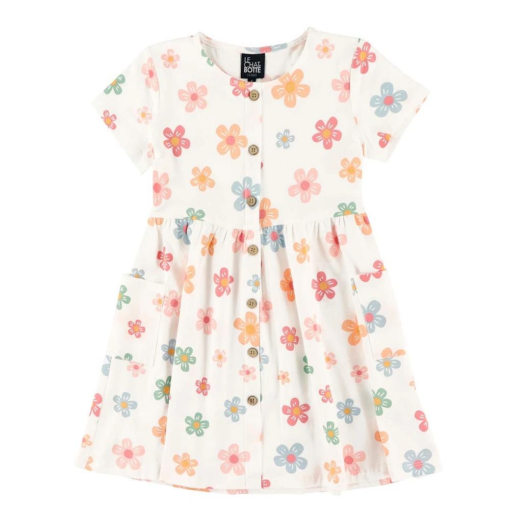 Robe Prairie Ivoire 2-8ans