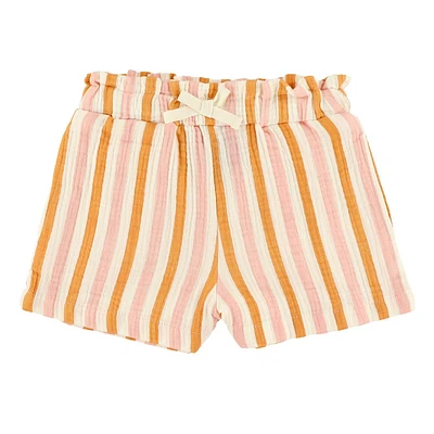 Short Mousseline Rayée 2-8ans