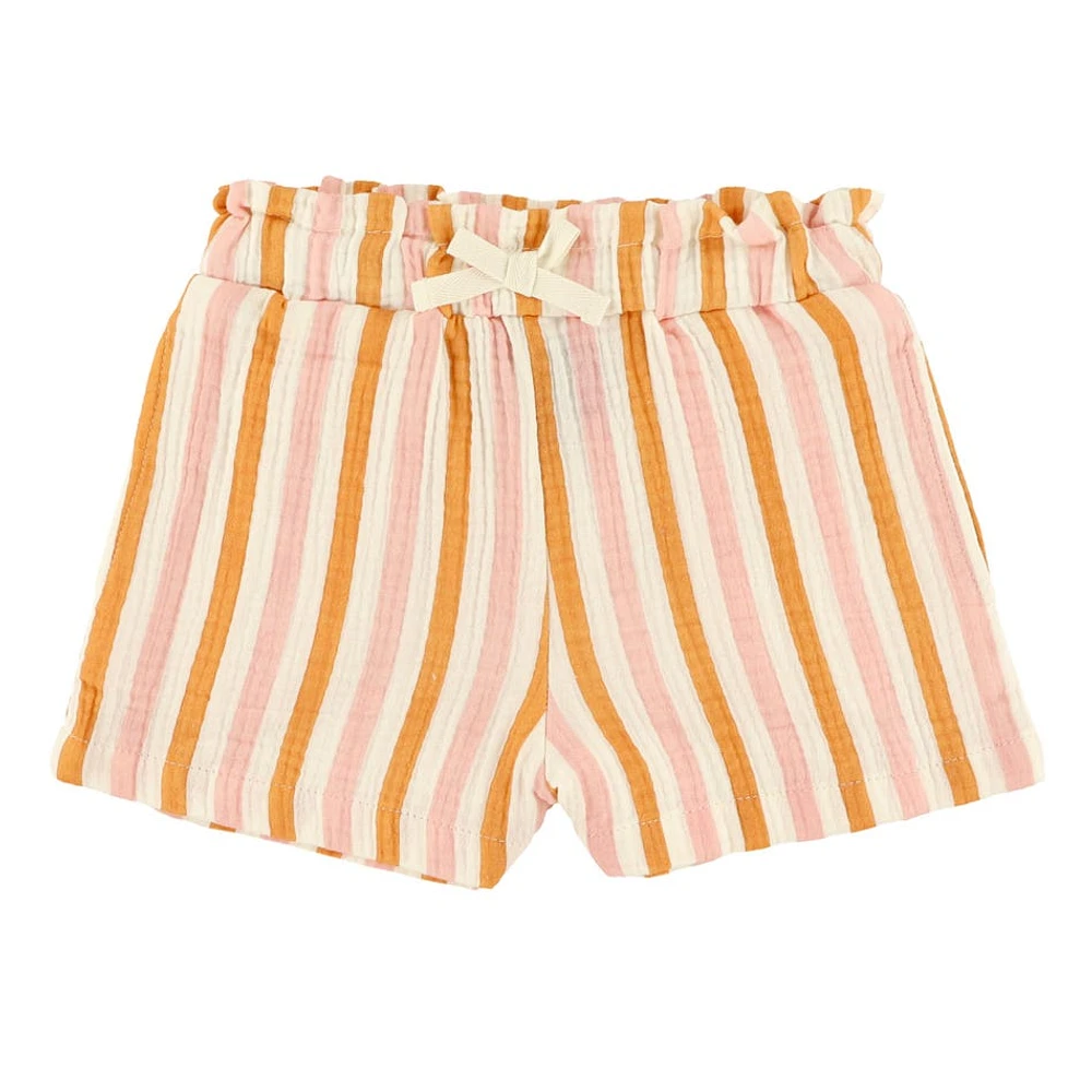 Muslin Striped Shorts 2-8y