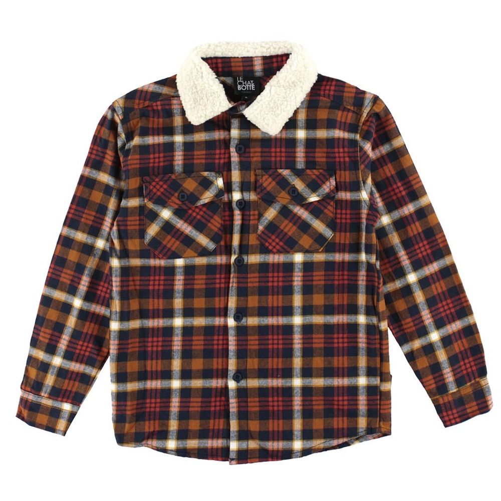 Forest Plaid Shirt 2-8y