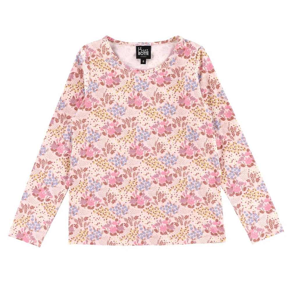 T-shirt Fleurs Prairie 2-8ans