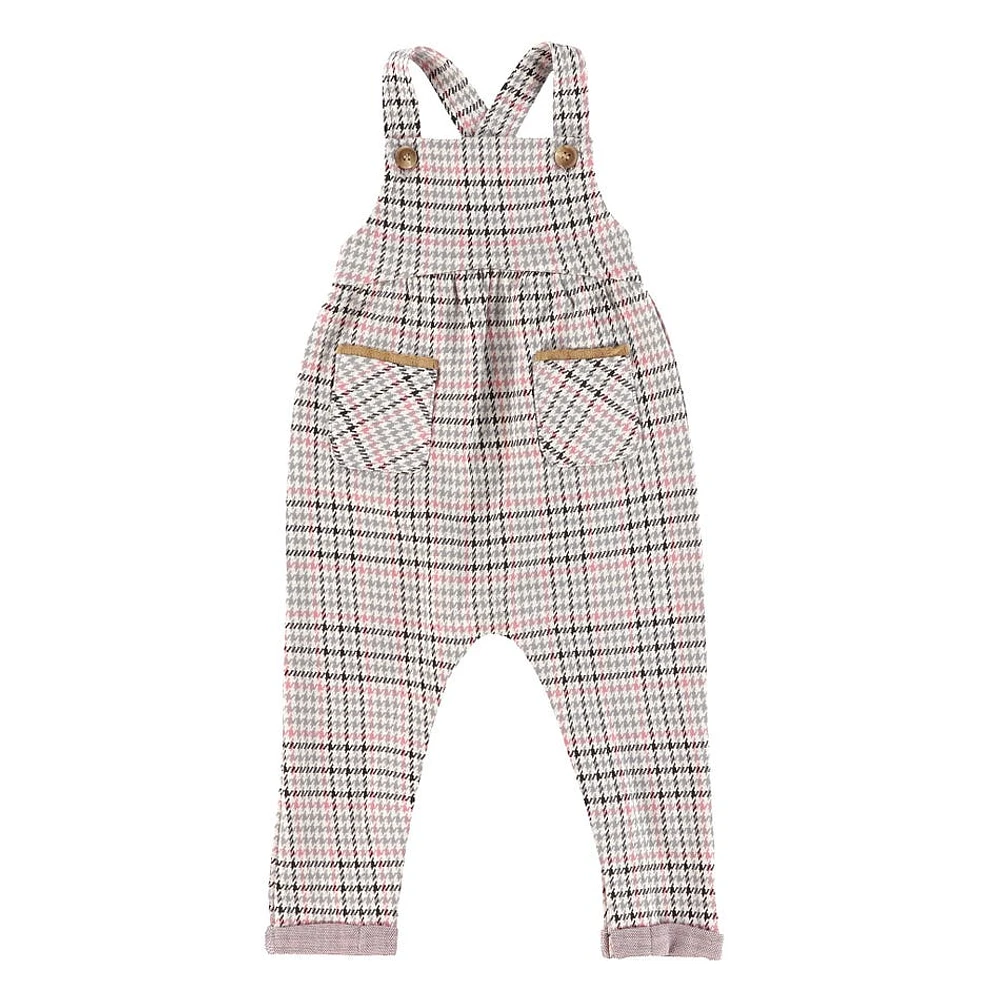 Flowers Plaid Jumpsuit 3-24m