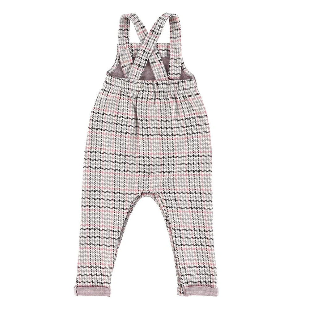 Flowers Plaid Jumpsuit 3-24m