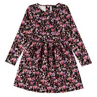 Roses Printed Pocket Dress 2-8y