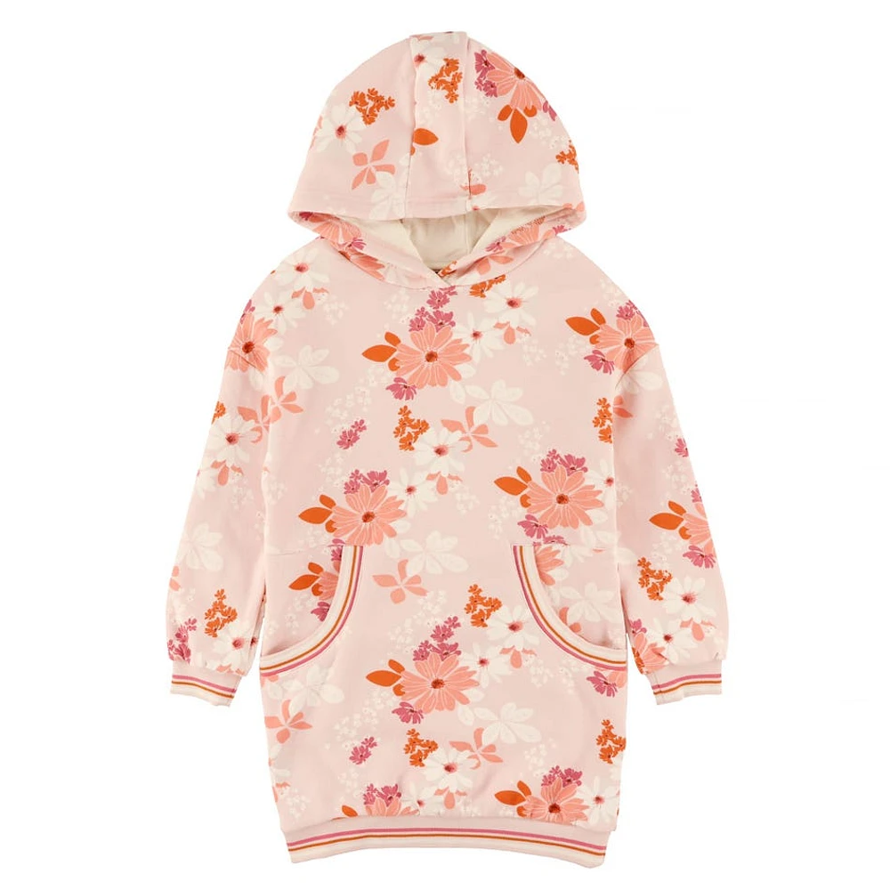 AOP Melody Hooded Dress 2-8y