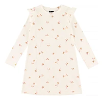 Robe Côtelée Imprimé Mélodie 2-8ans