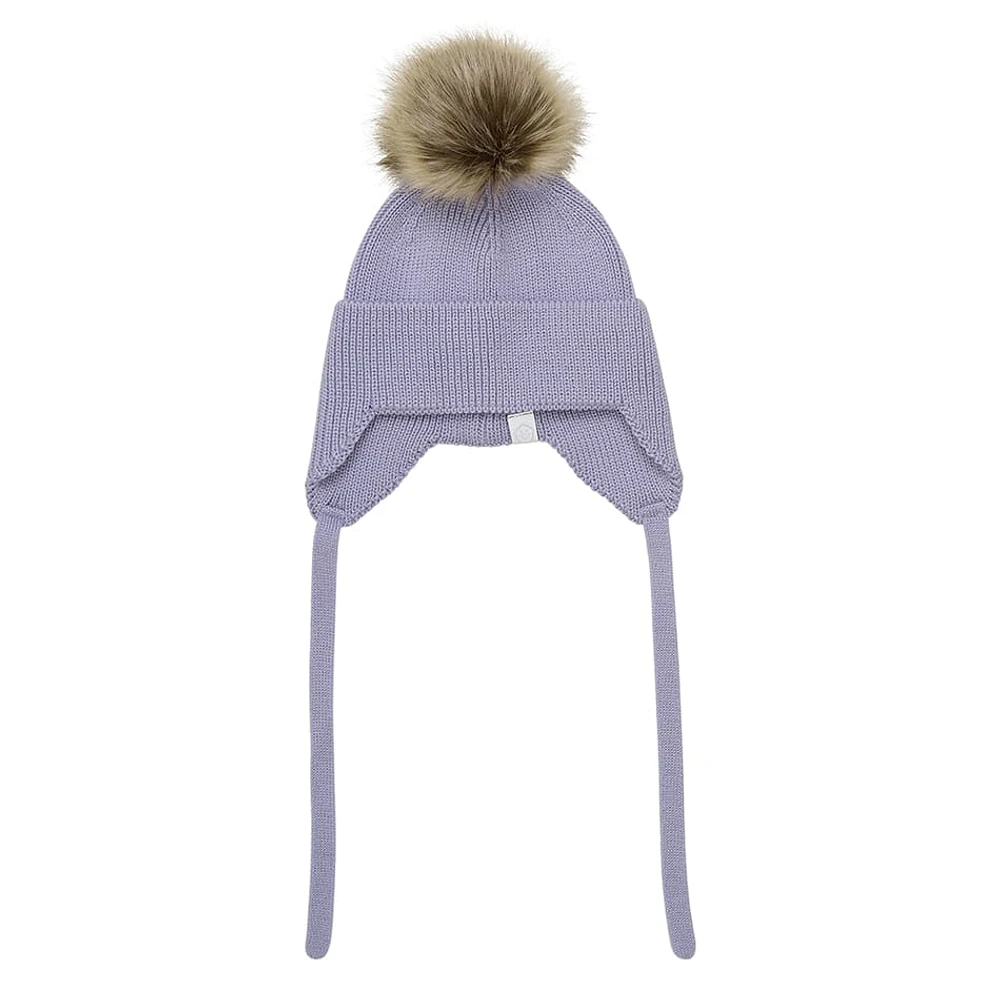 Pompom Knit Beanie 6-24m