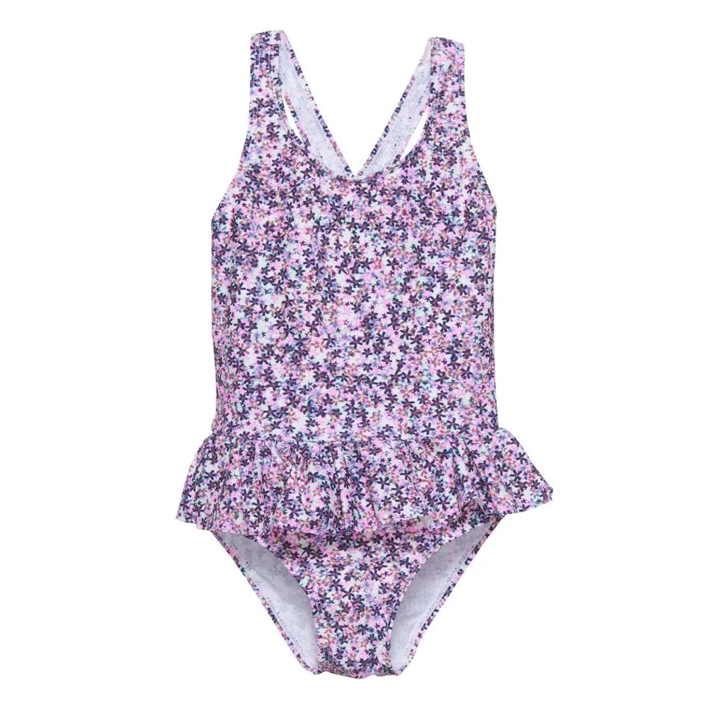 Flower Frills UV Swimsuit 2-8y