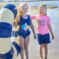 Flamingo UV Swimsuit 2-8y